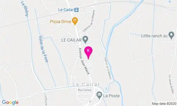 Localisation Amandine Agullo