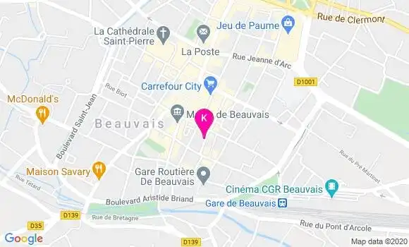 Localisation Fabienne Carpentier
