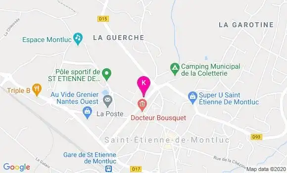 Localisation Elisabeth Mortier