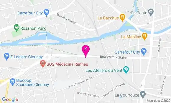Localisation Nolwenn Le Calvez