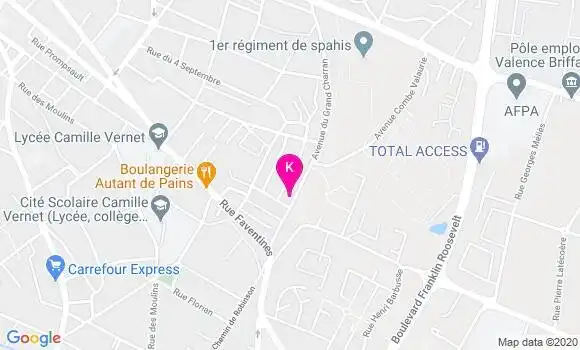 Localisation Emmanuelle Curta