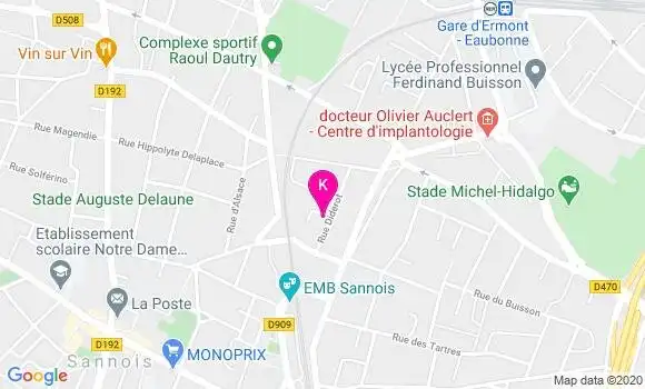 Localisation Miriame Abdesselem