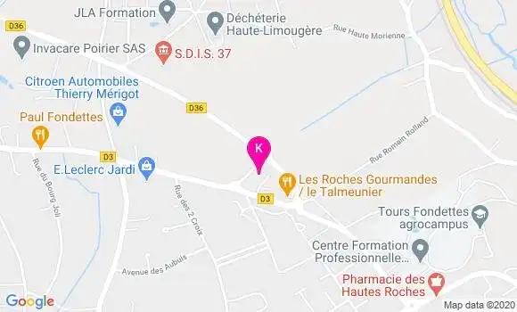 Localisation Elodie Pedron