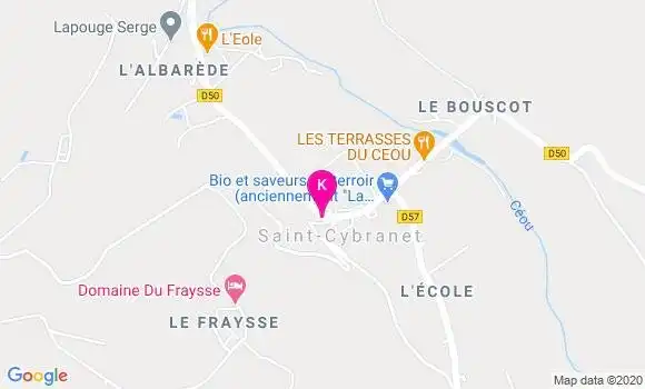 Localisation Lise Aubert Abeille
