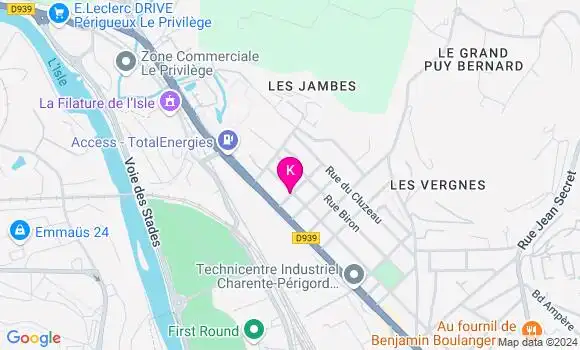Localisation Caroline Dubouch