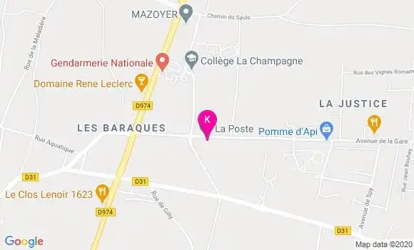 Localisation Elodie Pome