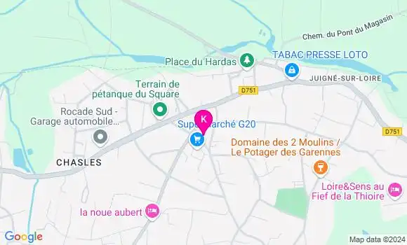 Localisation Brice Buguet