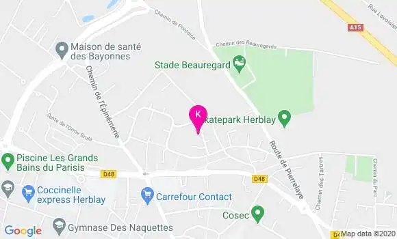 Localisation Emeline Debree