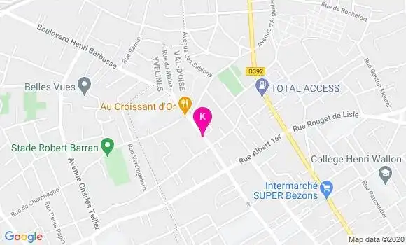 Localisation Yves Le Bas