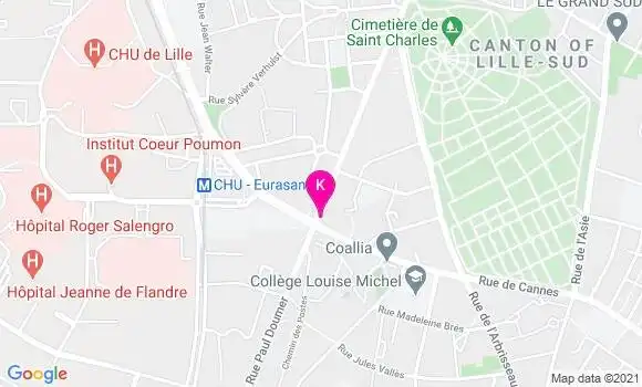 Localisation Delphine Debas
