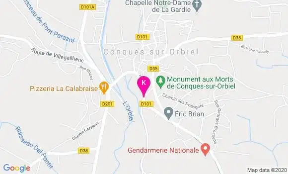 Localisation Damien Plantade