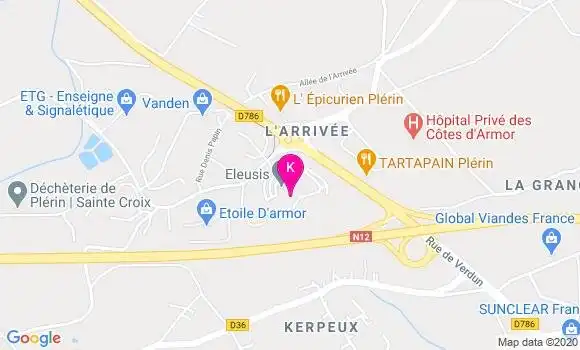 Localisation Frederic Dante