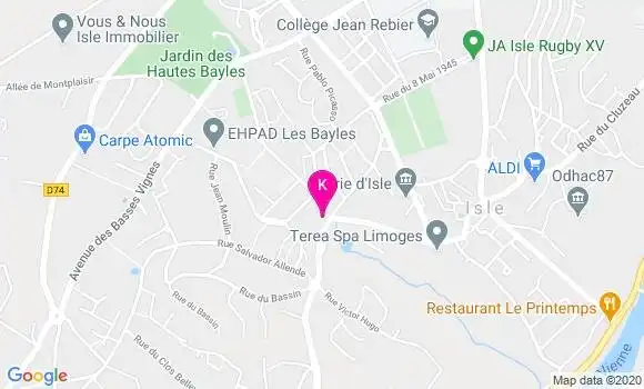Localisation Valerie Fouquet Mingot