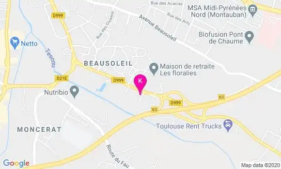 Localisation Pierre Emmanuel Pare