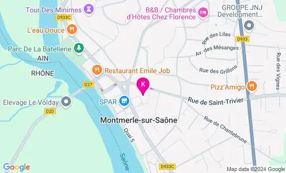Localisation Amandine Perraud