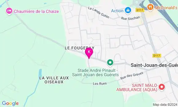 Localisation Caroline Guguen