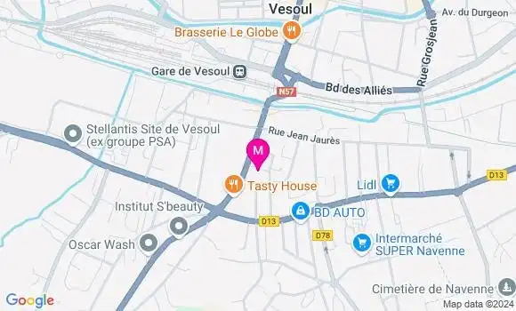 Localisation Emmanuelle Henry