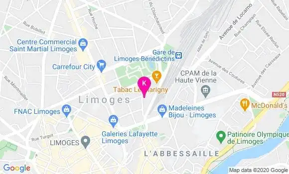 Localisation Juliette Roger