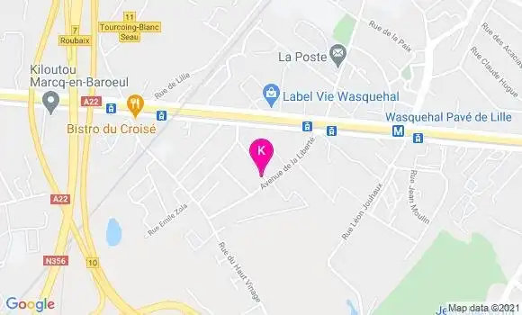 Localisation Victor Valton