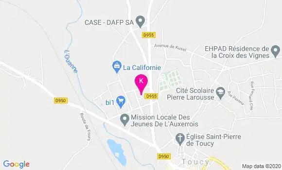 Localisation Claudine Sajet