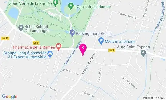 Localisation Alain Roudier