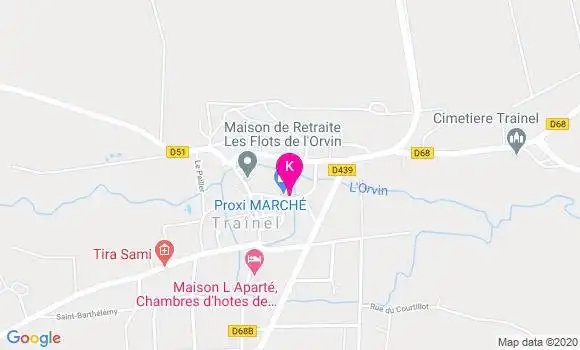 Localisation Sophie Valentin