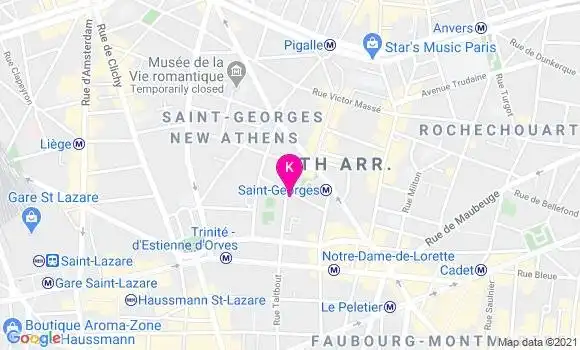 Localisation Raphaelle Gavard