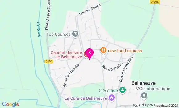 Localisation Aline Andre