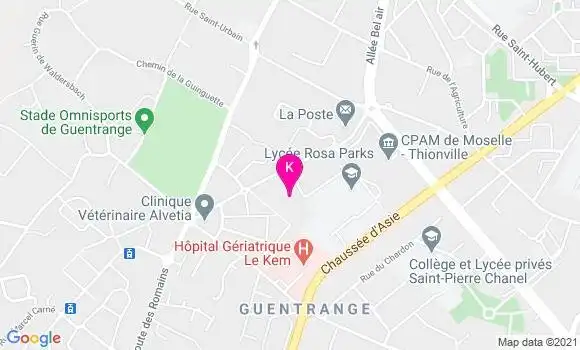 Localisation Diane Bragard
