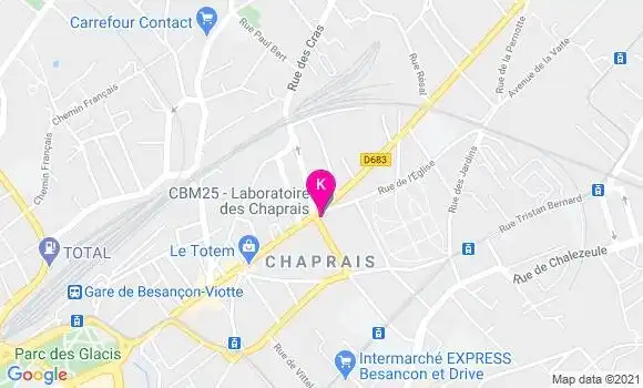 Localisation Virginie Rabatel