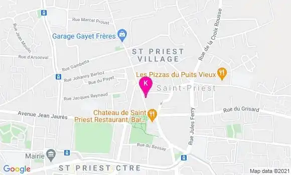 Localisation Flavie Perrier