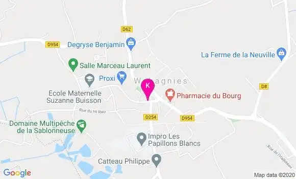 Localisation Marie Vancompernolle