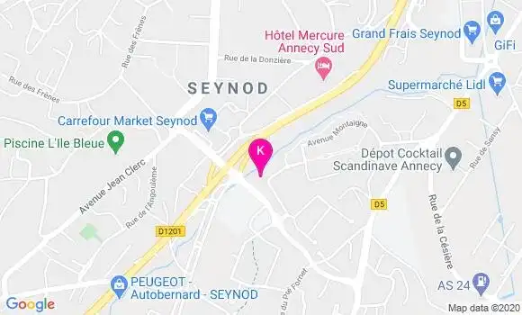Localisation Alize Bernard