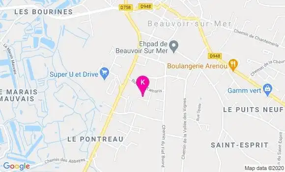 Localisation Noella Bartheau