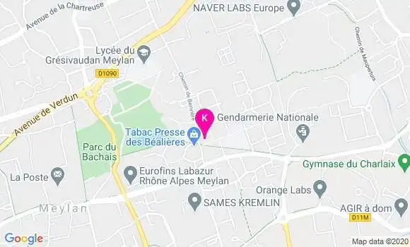 Localisation Yves Martin