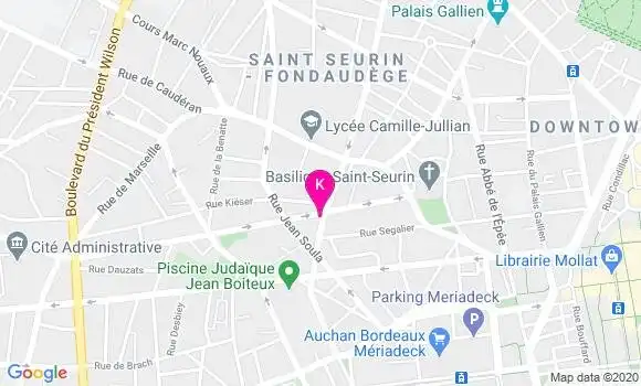 Localisation Mathilde Peratout