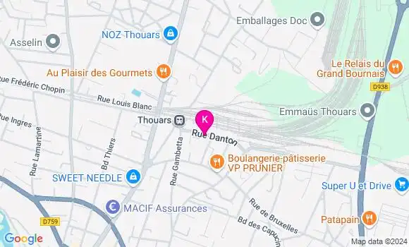 Localisation Margaux Lefranc