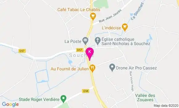 Localisation Thierry Gaudre