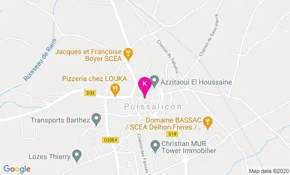 Localisation Carine Bastien Dordoigne