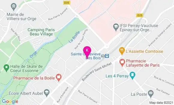 Localisation Cecilia Rousseau