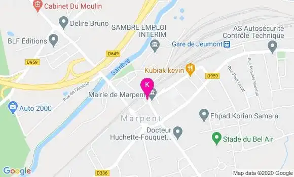Localisation Lise Mathieu
