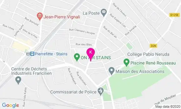 Localisation Marie Ange Mbodi