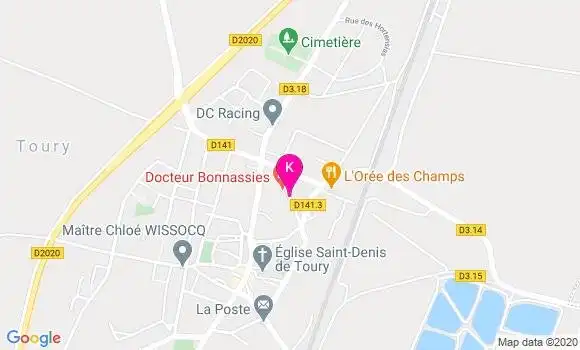 Localisation Adrien Caron