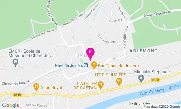 Localisation Jeannette Simeon Siou