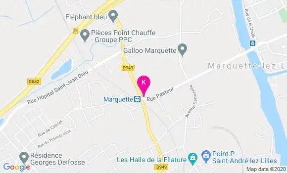 Localisation Bastien Foucart