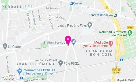 Localisation Marion Bouverne