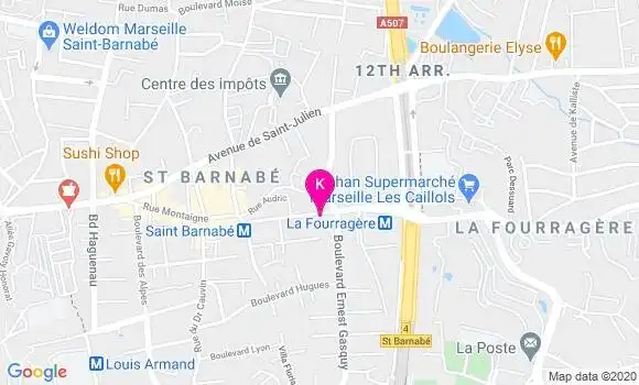 Localisation Blandine Roubaud