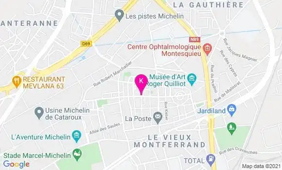 Localisation Sandrine Mage