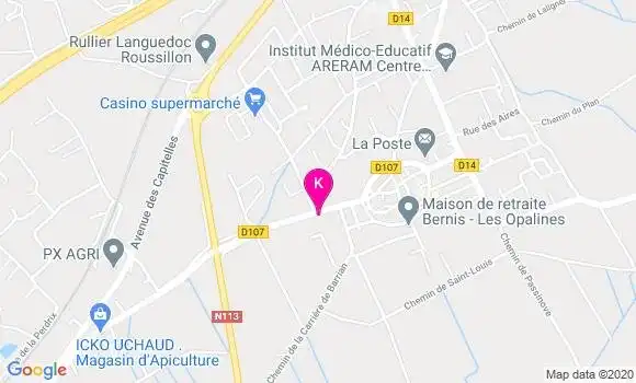 Localisation Nicolas Prunier