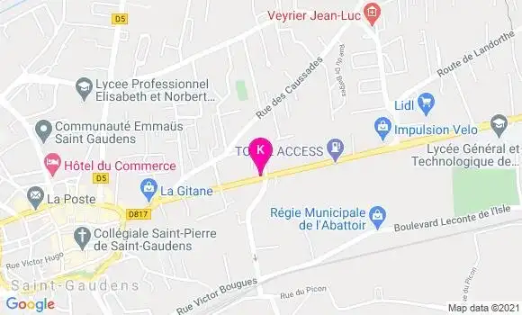 Localisation Anais Campet